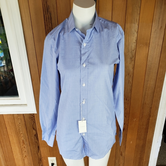 NWT J. Crew Ludlow Slim Fit Light Blue Dress Shirt - Picture 5 of 16